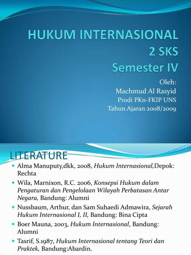 7 Subjek Hukum Internasional : Teori, Perkembangan, Sumber Hukum – AAcial