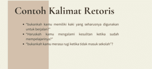 Definisi Pertanyaan Retoris: Definisi, Frasa Pertanyaan

 – AAcial