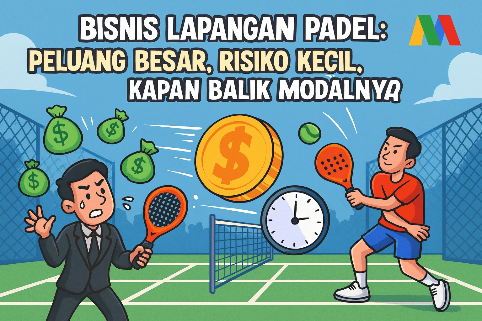 Bisnis Lapangan Padel: Peluang Besar, Risiko Kecil, Kapan Balik Modalnya? – AAcial