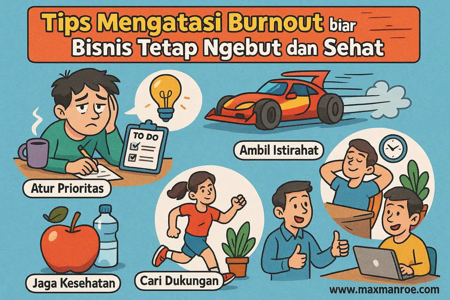 Tips Mengatasi Burnout Biar Bisnis Tetap Ngebut Dan Sehat – AAcial