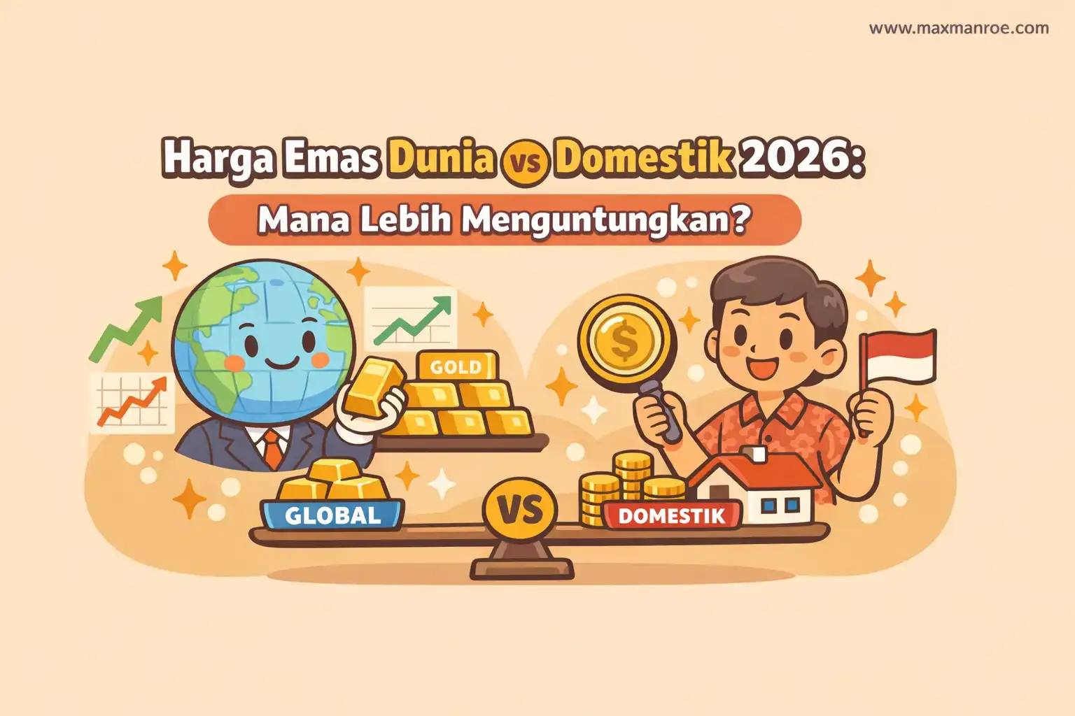Harga Emas Dunia Vs Domestik 2026: Mana Lebih Menguntungkan? – AAcial